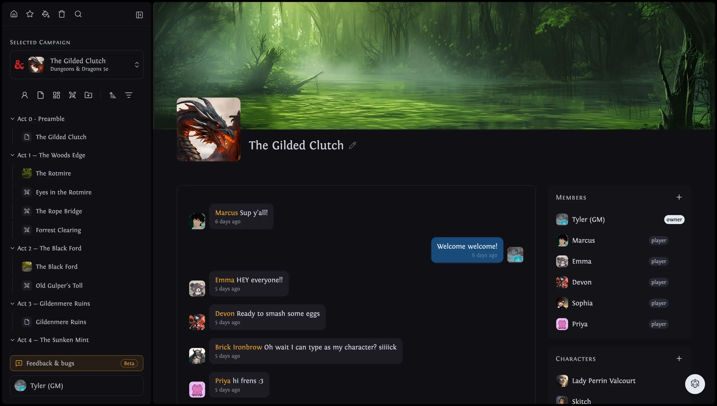 Campaign chat: A chat in every campaign